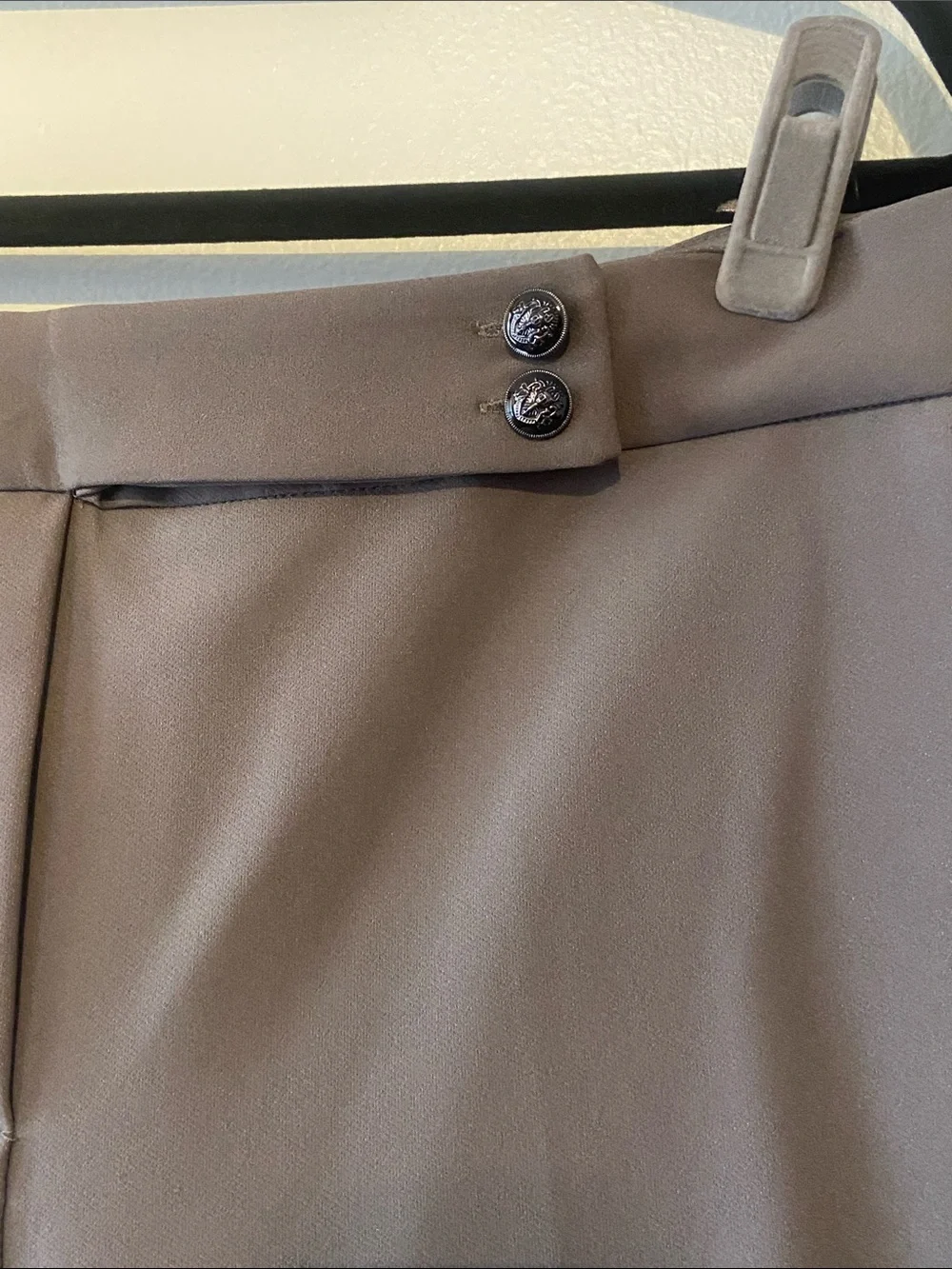 Nicole Miller size L woman’s Tailored Gray Dress Pants NWOT